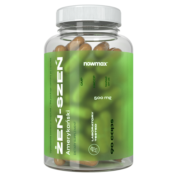 nowmax® American Ginseng Strong 4:1 500mg 90 caps