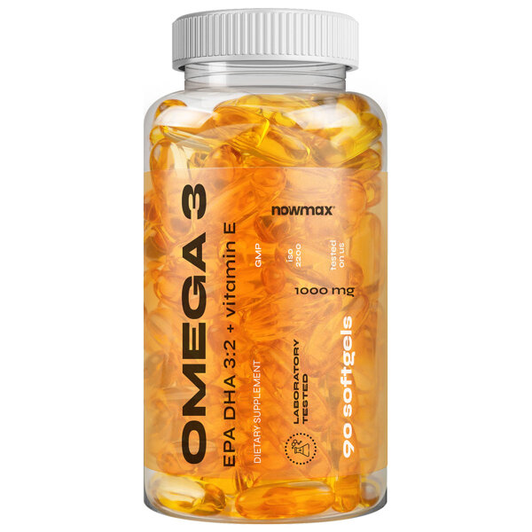nowmax® Omega 3 1000mg + Vitamin E 90 caps