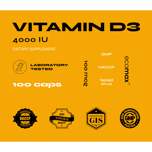 nowmax® Vitamin D3 100mcg 4000IU 100 caps